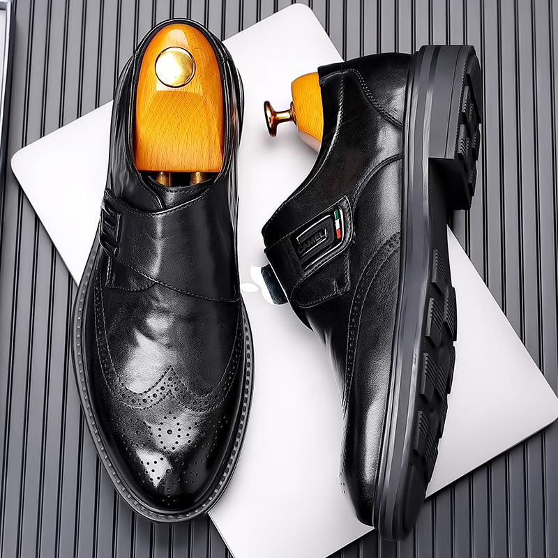 Fashion 2024 Chaussure Homme Oxford Shoes for Men Slip on Shoes Men Wedding Dress Formal Shoes Loafers Man Italiano Business Suit Office