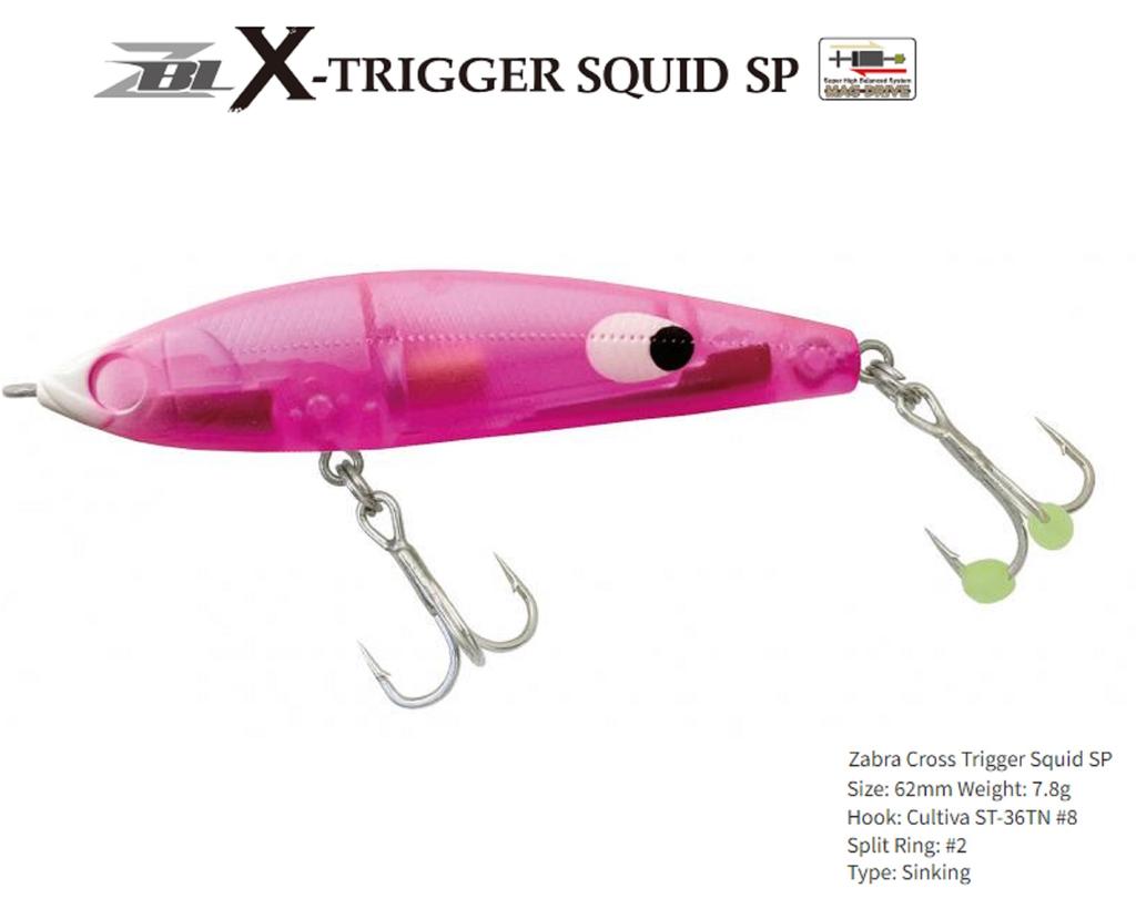 Leurre Zipbaits ZBL X Trigger 62 – 62mm, 7.8g, Coulant, Pêche En Mer Saumon