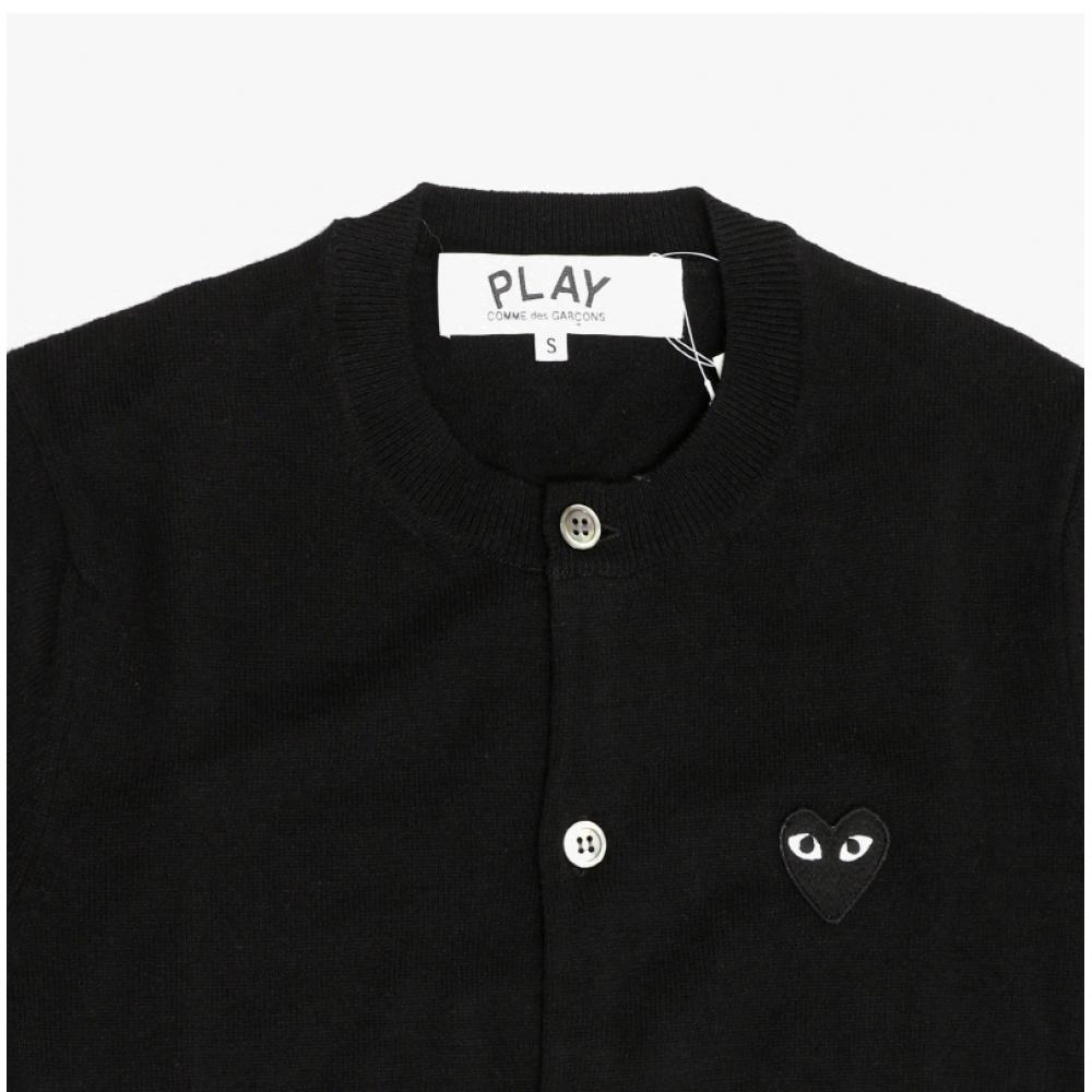 Comme Des Gar Ons Unisex Black Heart Wappen Cardigan Ax N023 051