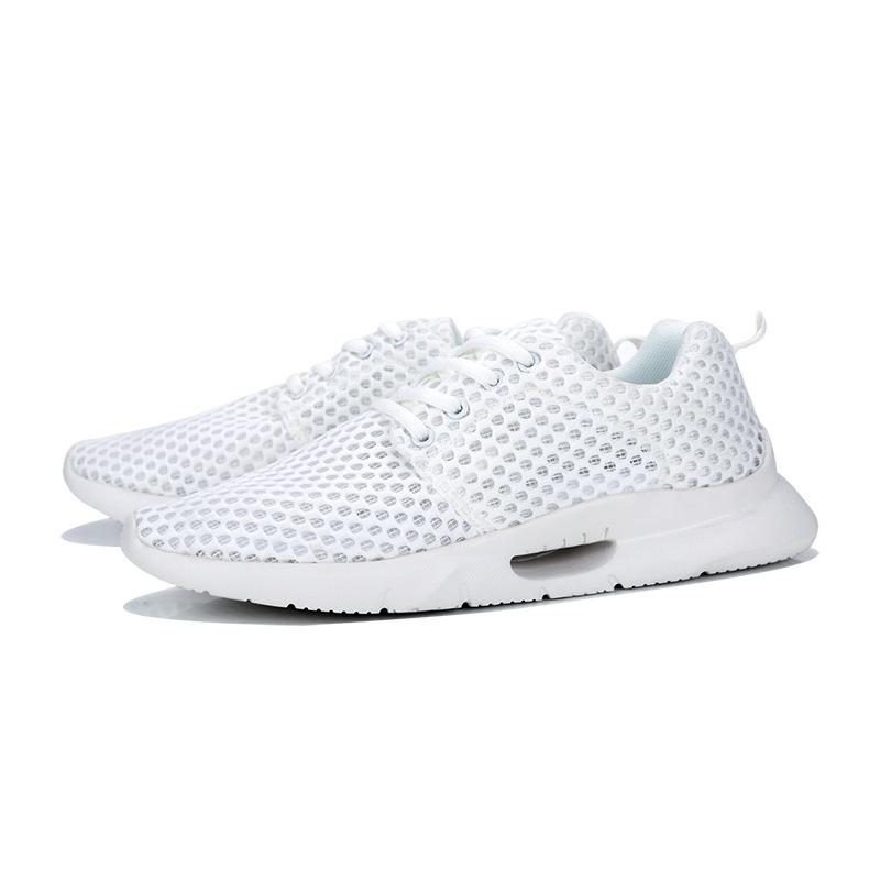 Men's shoes summer breathable sports casual thin white shoes men's mesh shoes summer mesh hollow mesh cloth shoes