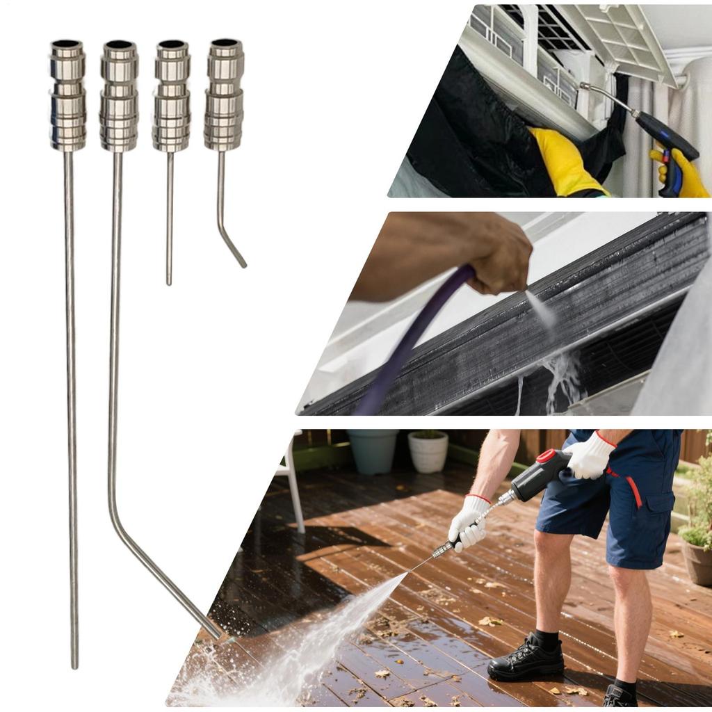 4 Stück Professionelles Hochdruckreiniger-Düsenset 1/4" Edelstahl Ersatz-Hochdruckreiniger-Düsenset Zur Reinigung