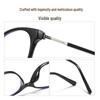 Trendy Cat-Eye Blue Light Glasses with Face-Slimming Design & Flat Lenses