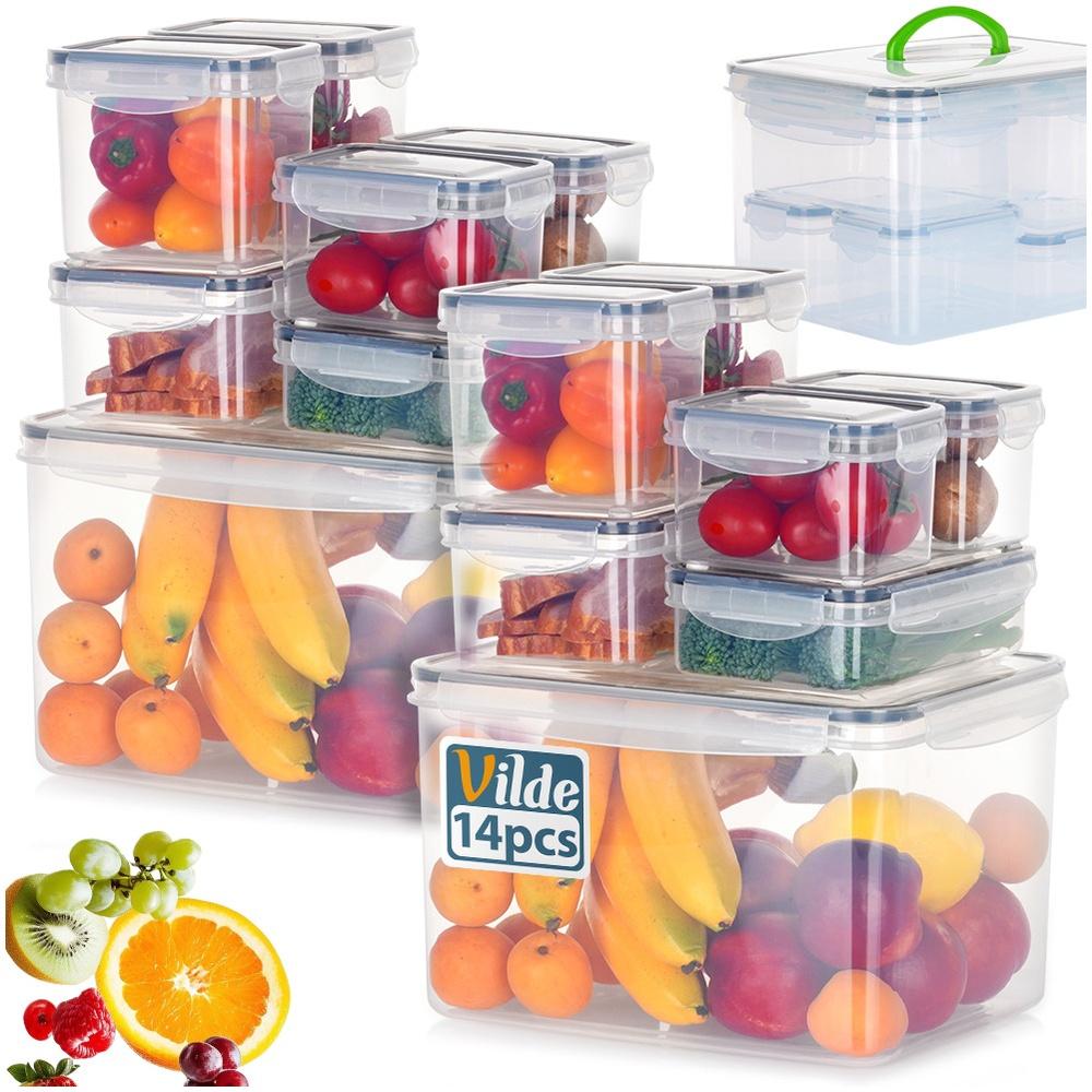 Food Containers With Lid And Seal 14 Pcs.