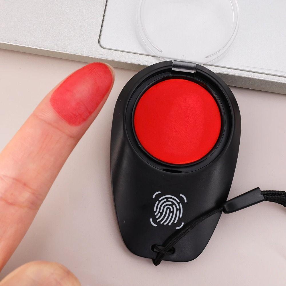 Anti-Fake Thumbprint Ink Pad Finger Printing Finger Signature Inkpad  School Office Supply