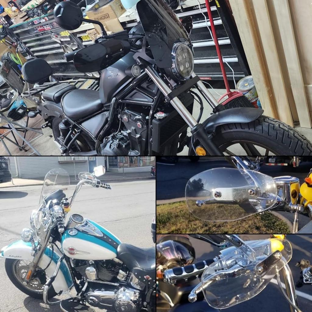 Motorcycle Hand Guards Handguards, 1 Pair Motocross Handguards Wind Deflector Protectors for Most Motorcycles, Universal for Off Road ATV for for for