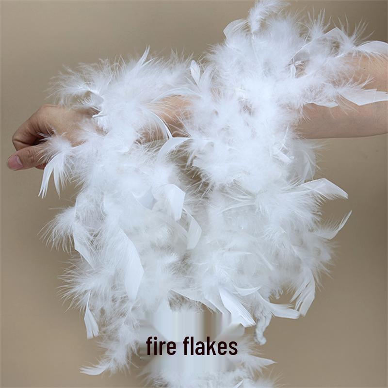 

Белая перьевая отделка для DIY праздничных украшений и акцентов для костюмов