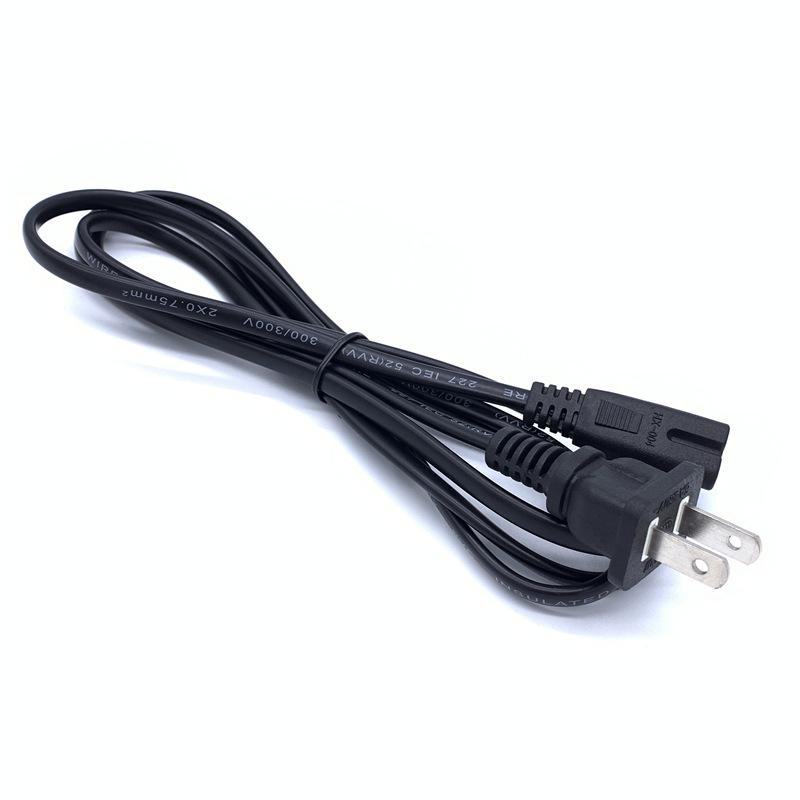 8-Tail Power Cord, US/Japanese Standard, Two-Flat-Plug, Two-Core Table Lamp Adapter