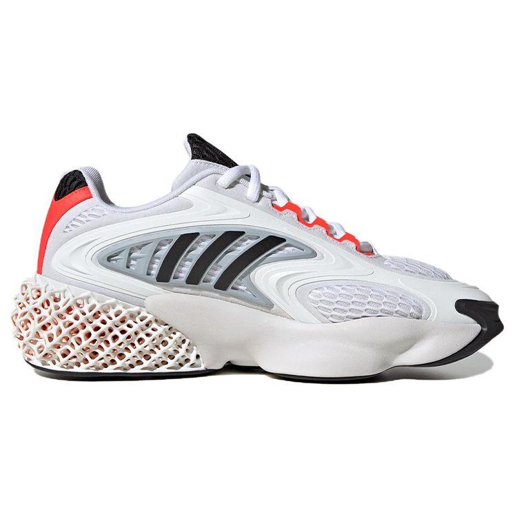 Adidas Originals 4D Krazed Mesh TPU Sports Classic Slip-Resistant Durable Low-Top Lifestyle Shoes Unisex Sneakers White Black Orange HP2819