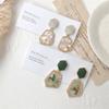 New Geometric Dangle Earrings For Woman Fashion Korean Jewelry Temperament Girl's Daily Wear Earrings