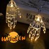 LED Ghost Claw Decoration String Lights Horror Atmosphere Halloween Lamp Battery Operated Suitable For Haunted Patry Decor