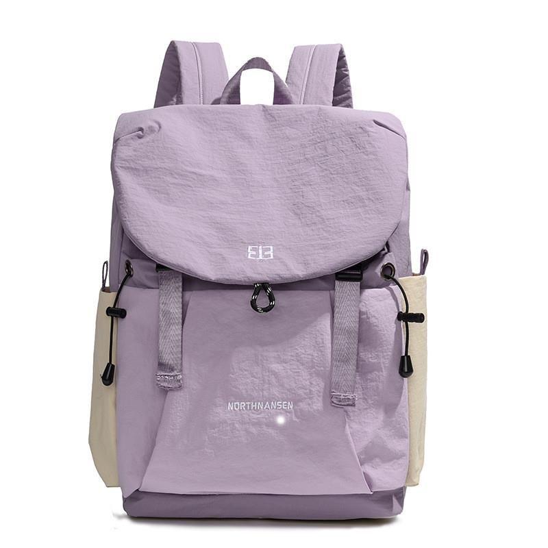 

JK Outdoor Lightweight Travel Leisure Backpack Large Capacity Leisure Water Repellent Backpack Commuter College Student Schoolbag Women Purple