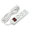 Extension Cord 3 Sockets 1.5m With/without Switch White