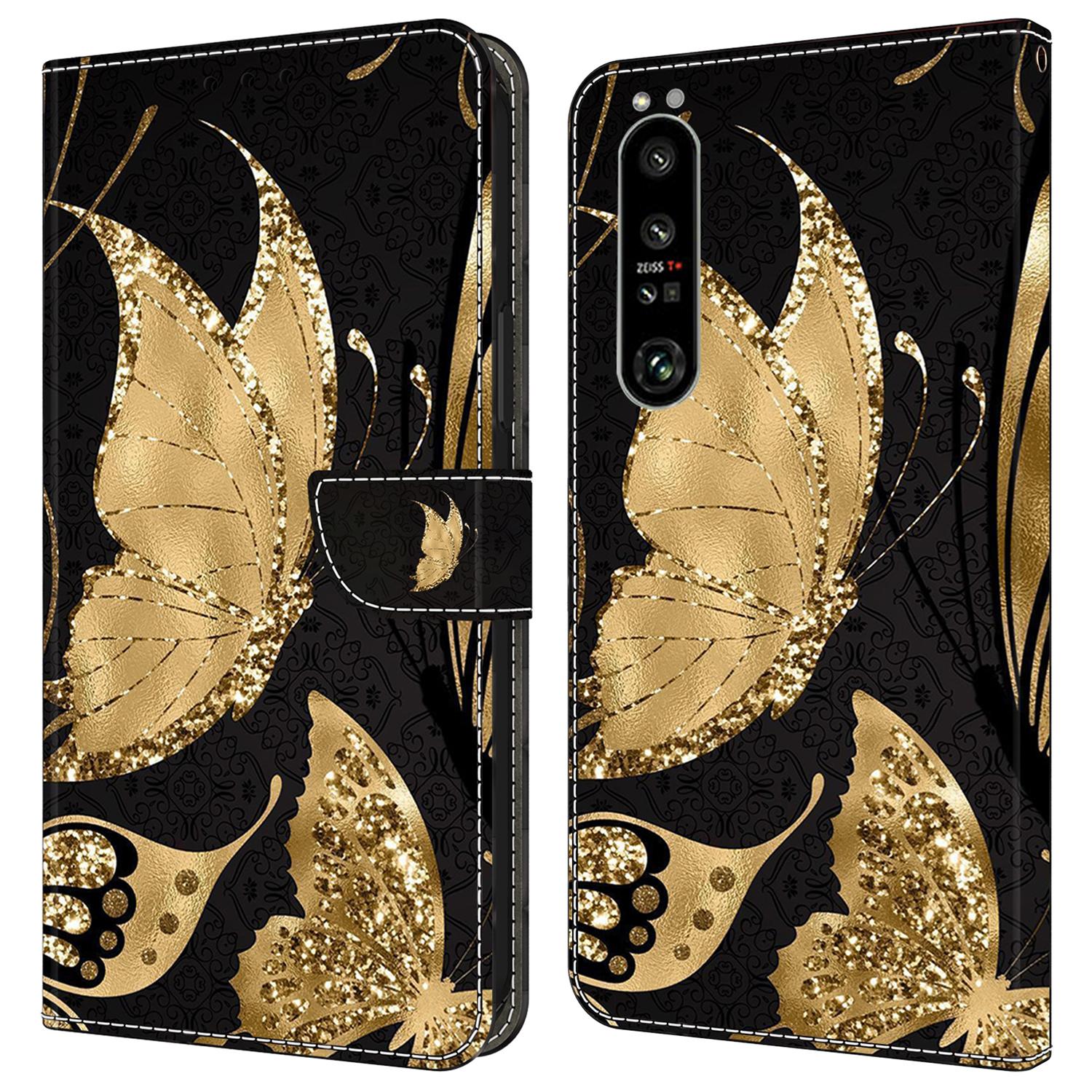 

For Sony Xperia 1 VI Wallet Case Magnetic Clasp 3D Pattern Leather Phone Cover J