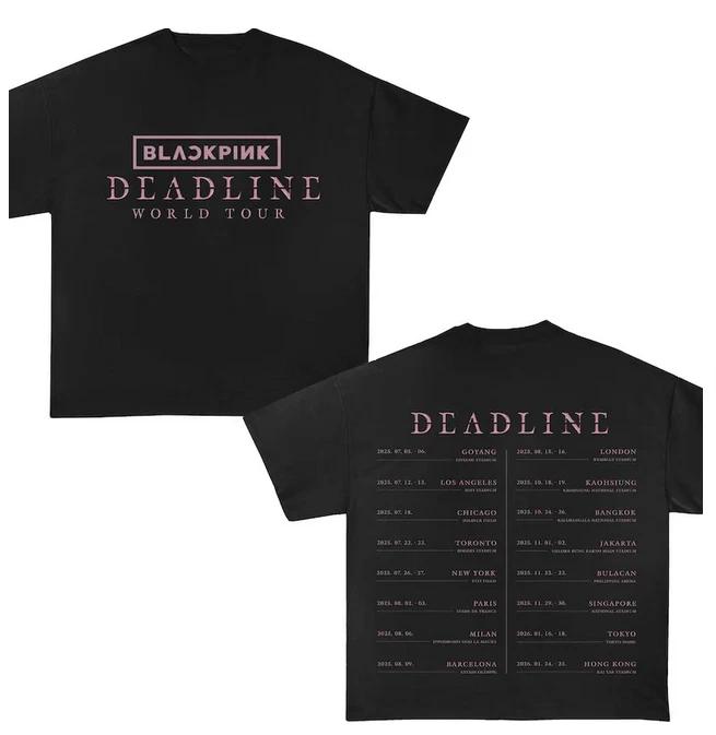 BlackPink 2025 World Tour Merch T-shirt 3XL