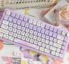 MOA yüksekliği dondurma ayısı tuş başlığı mavi sevimli çizgi film süblimasyon tuş başlığı 75 98 mekanik klavye tuş başlıklarının tam seti