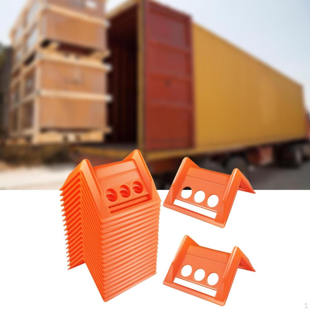 Cargo Load Edge Protectors for Secure Tie Down Straps in Trucking