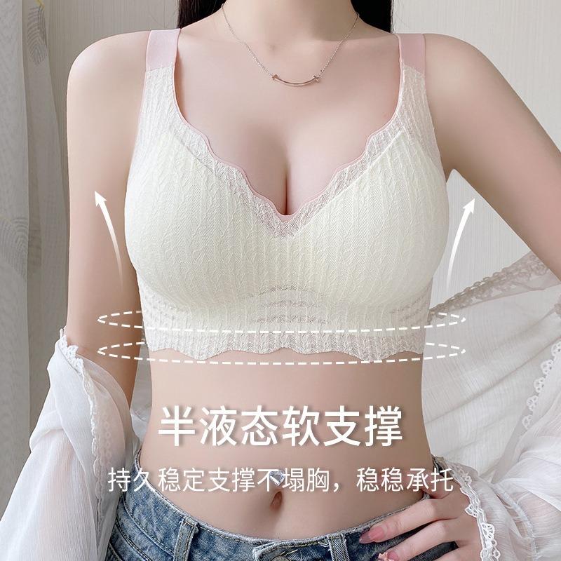 Women Plus Size Seamless Wireless Thin Shaping Bra For Large Breasts