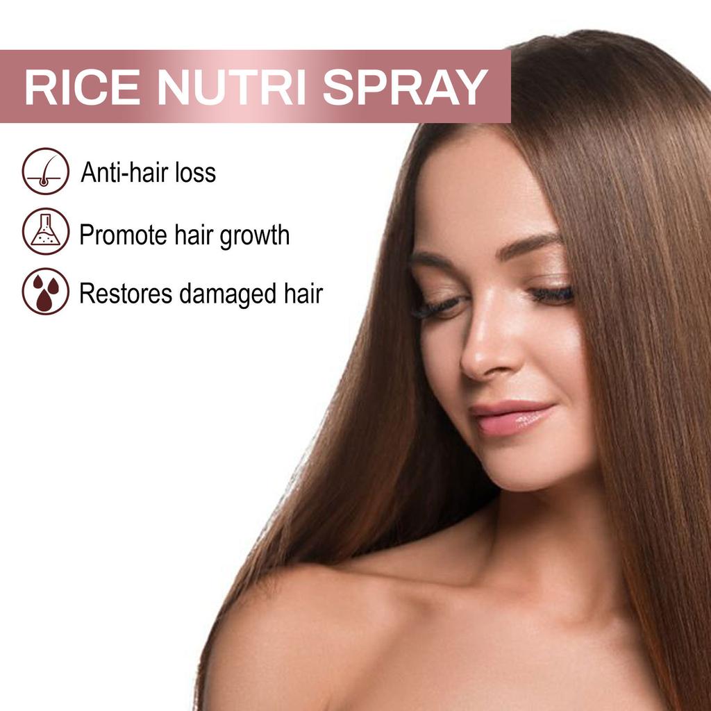 EELHOE Fermented Rice Water Serum Natural Gentle Rice Water Fermented Rice Water Hair Essence Hair Growth Serum For Thinning Hair 50ml