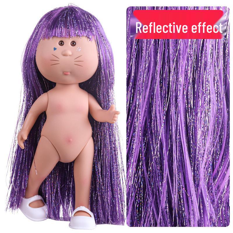 Bambola Patata Nuda Mia Spanish Waldorf Fatta a Mano 24cm Set Fai da Te