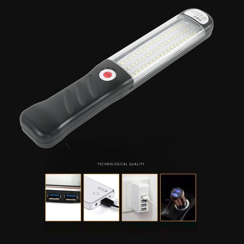 1Pc 5V Charging Light Mobile Work Light Car Emergency Maintenance Light USB Portable Dimming Removable Rechargeable