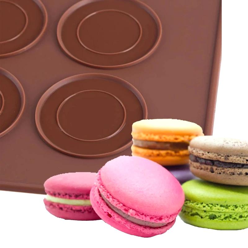 30 Cavity Silicone Pastry Cake Macaron Macaroon Oven Baking Mould Sheet Mat