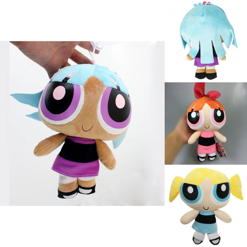 Plush Powerpuff Girls Dolls Colorful 20cm Cartoon Stuffed Toys For Teens**