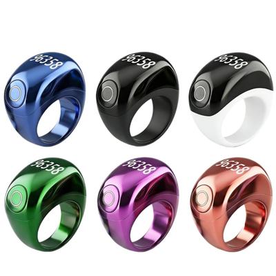Smart Ring Time Reminder Alarm Clock Outdoor Electronic Counter APP Control Finger Counter