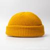 Knitted melon fur hat wool hat dome cold hat autumn and winter hat American retro knitted hat landlord hat