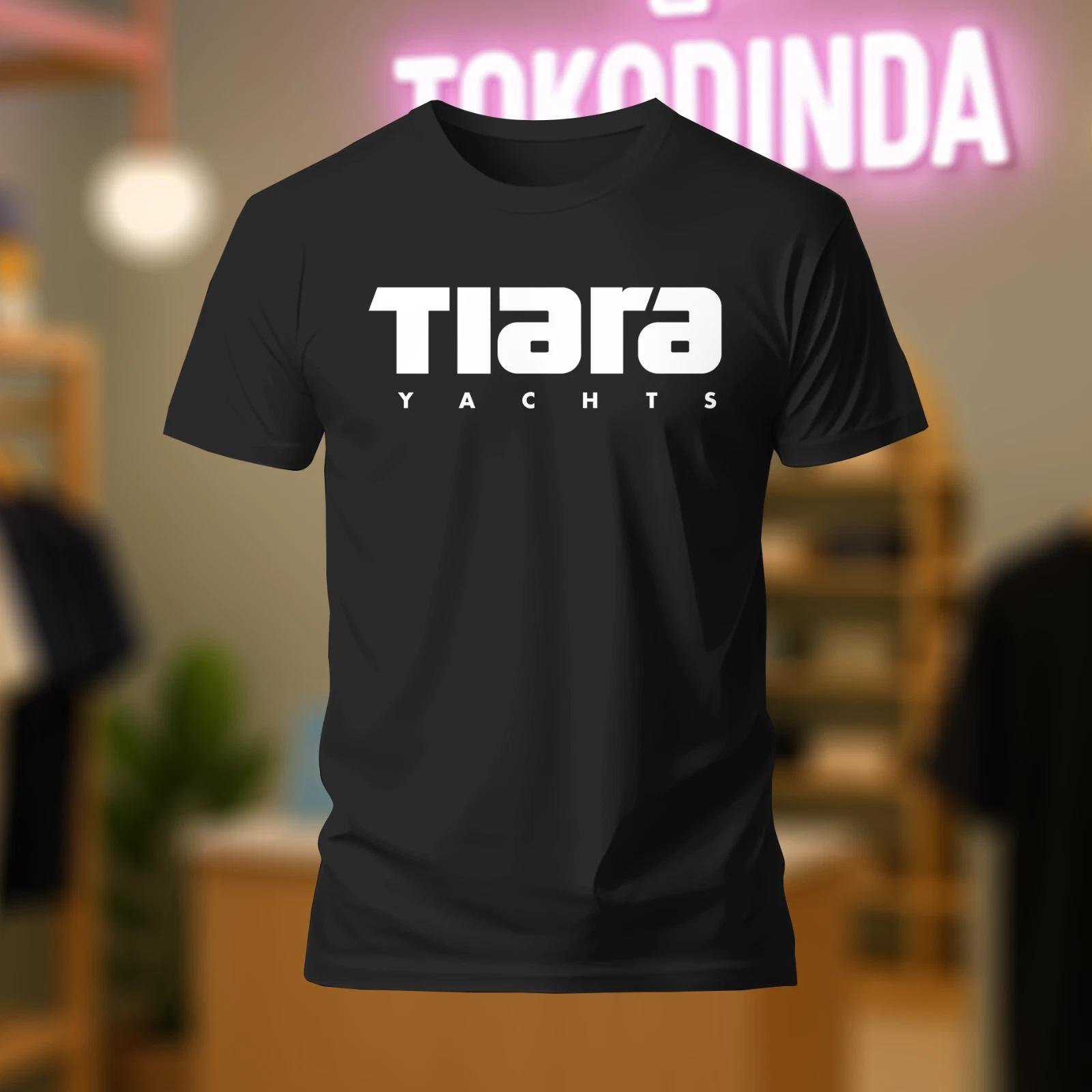 TIARA Boats Yachts logo T-Shirt Funny Made In USA S-5XL XS