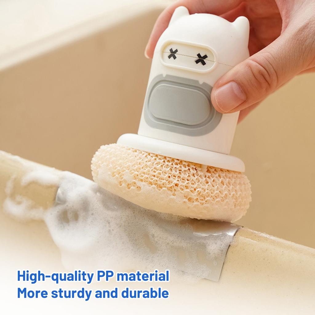 Haushaltsreinigungsbürste Küche Cartoon Druckbürste Kreative Flüssigkeit Niedliche Topfbürste Neue Topfbürste