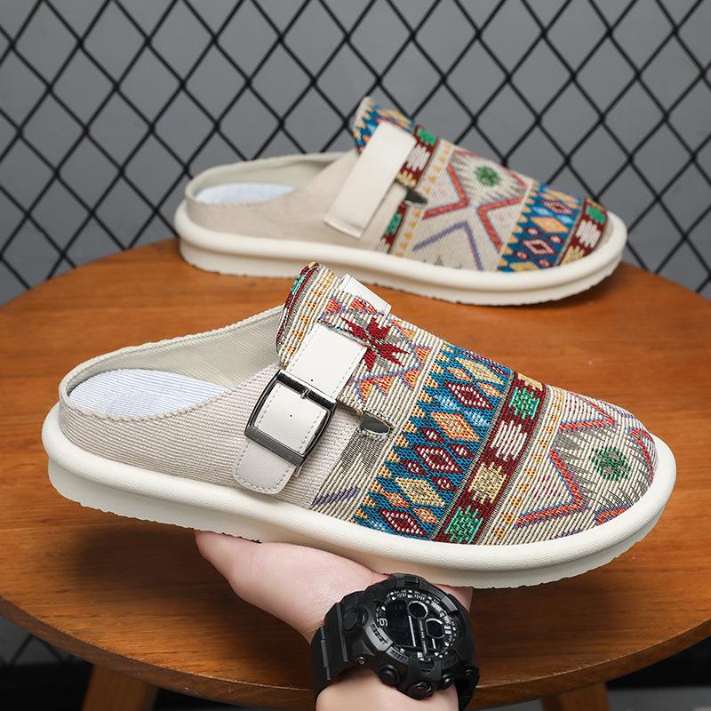 Fashion Summer Fashion Men's Soft-soled Slippers Designer Breathable Slippers 2025 Trend Casual Shoes for Men New Light Non-slip Sneaker