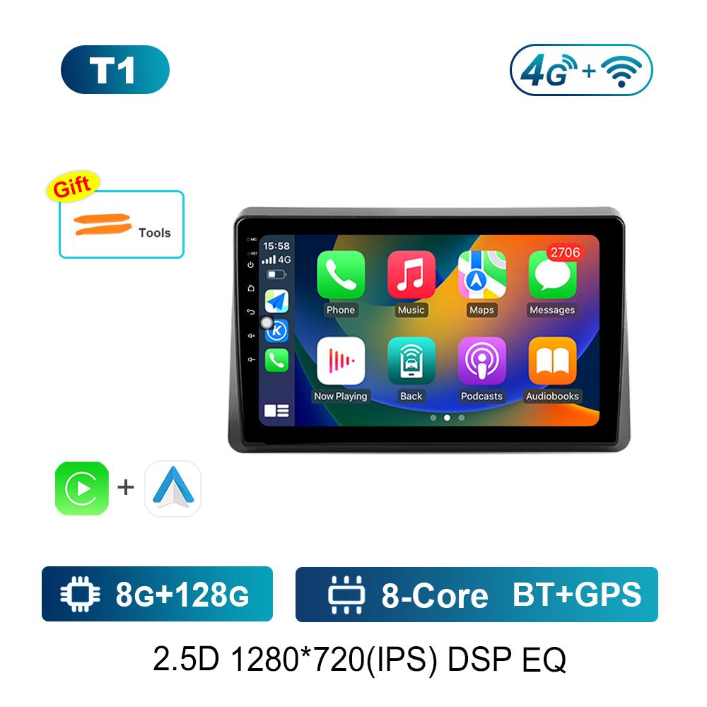 Pentru Renault Master 2019 - 2022 Radio Auto Android Multimedia Player Video Bluetooth DSP Stereo WiFi GPS Ecran Tactil HD carplay