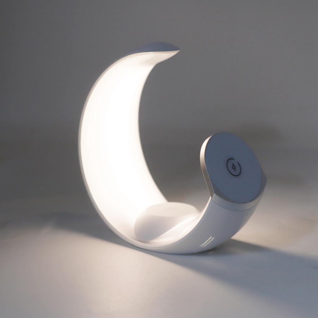 4 in 1 Wireless Charging Station 15W Fast Charging Wireless Charger with RGB Desk Lamp for Bedroom Living Room Office