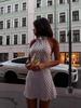 2026 Frühling/Sommer Sexy Gepunktetes Neckholder-Rückenfreies Kleid für Damen