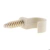 Lot de 10 fixe tubes Ø16mm - Gris - Zenitech