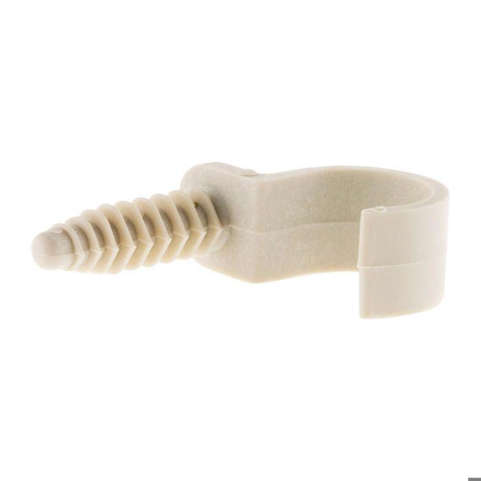 Lot de 10 fixe tubes Ø16mm - Gris - Zenitech