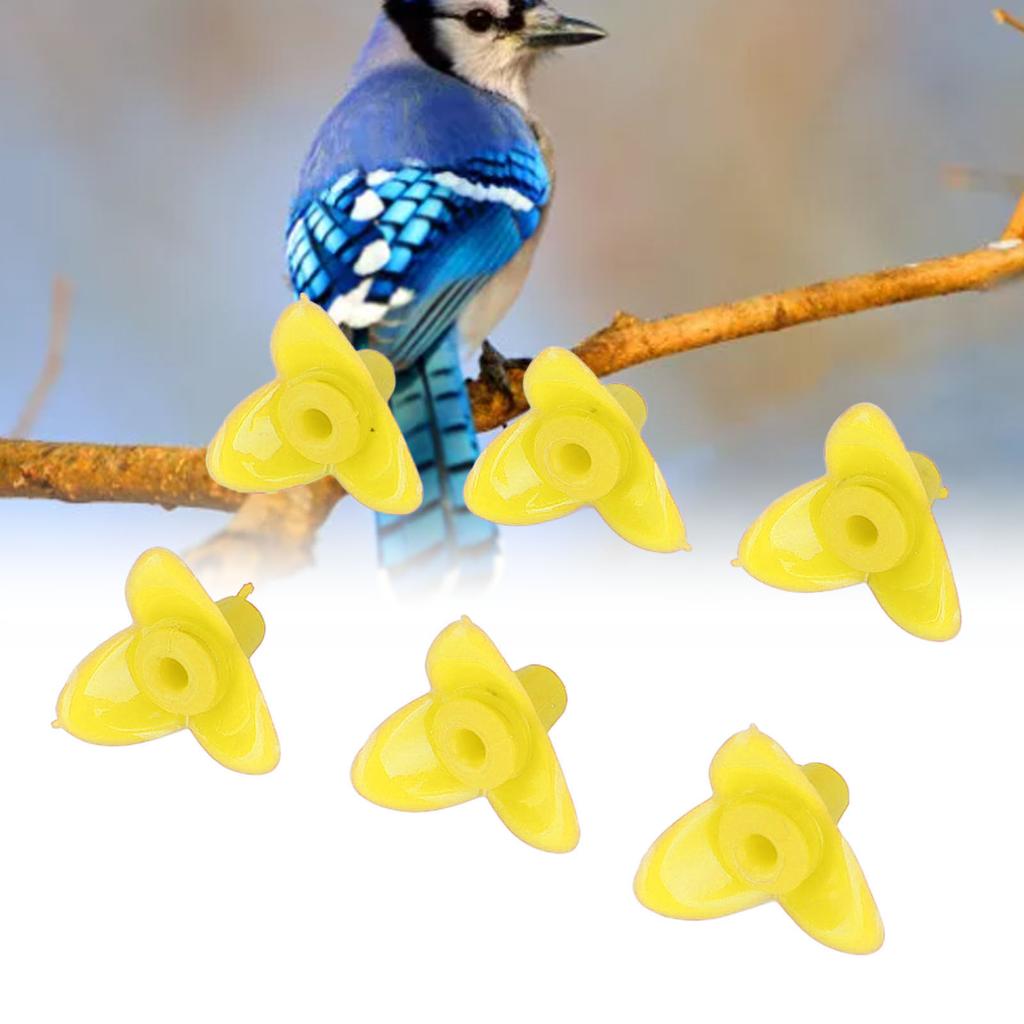 30Set Bird Feeder Replacement Flower Plastic Bird Feeder Replacement Parts Accessories for Garden