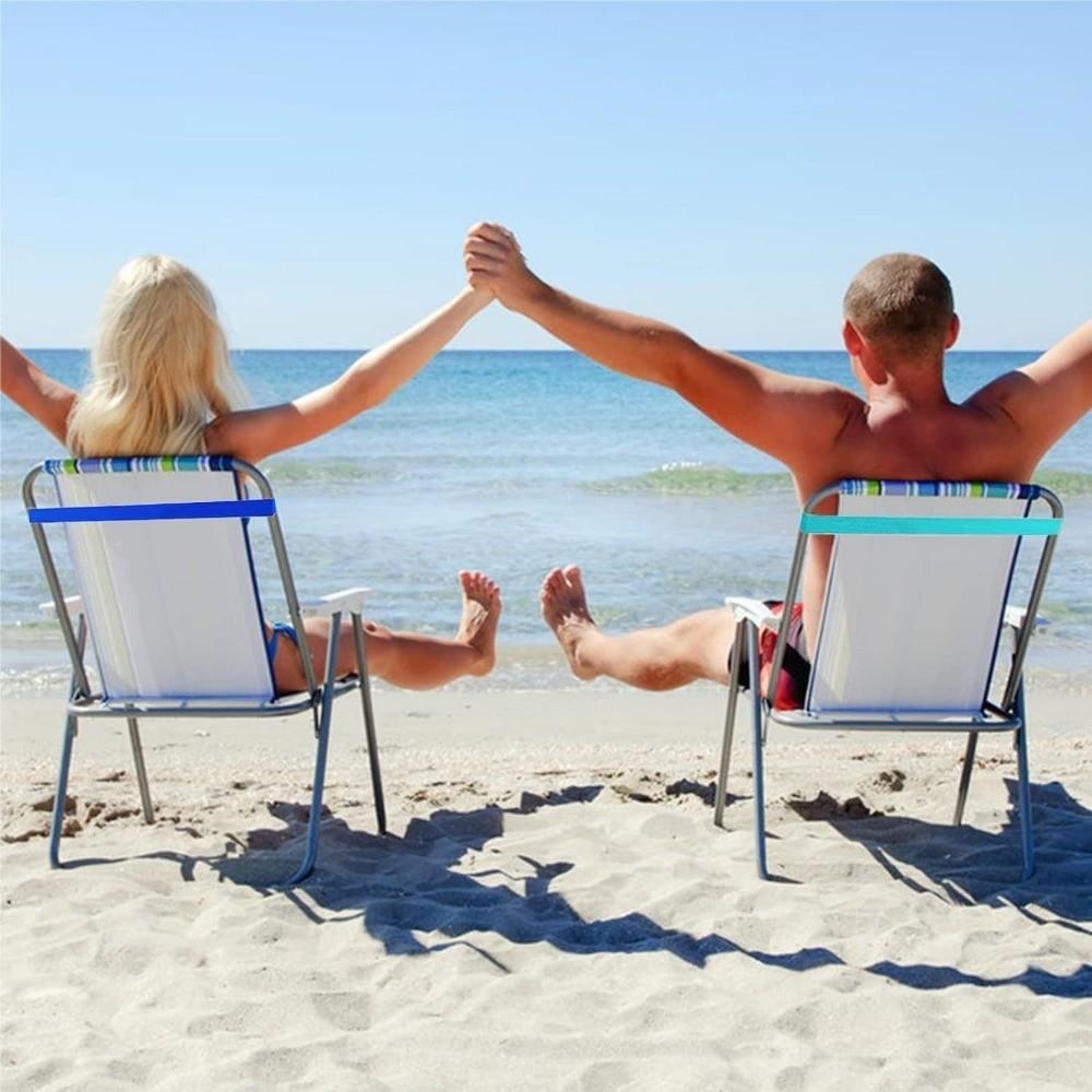 4 pcs Silicone Beach Towel Clips Windproof Stretchable Bands Towel Holder Bands Outdoor