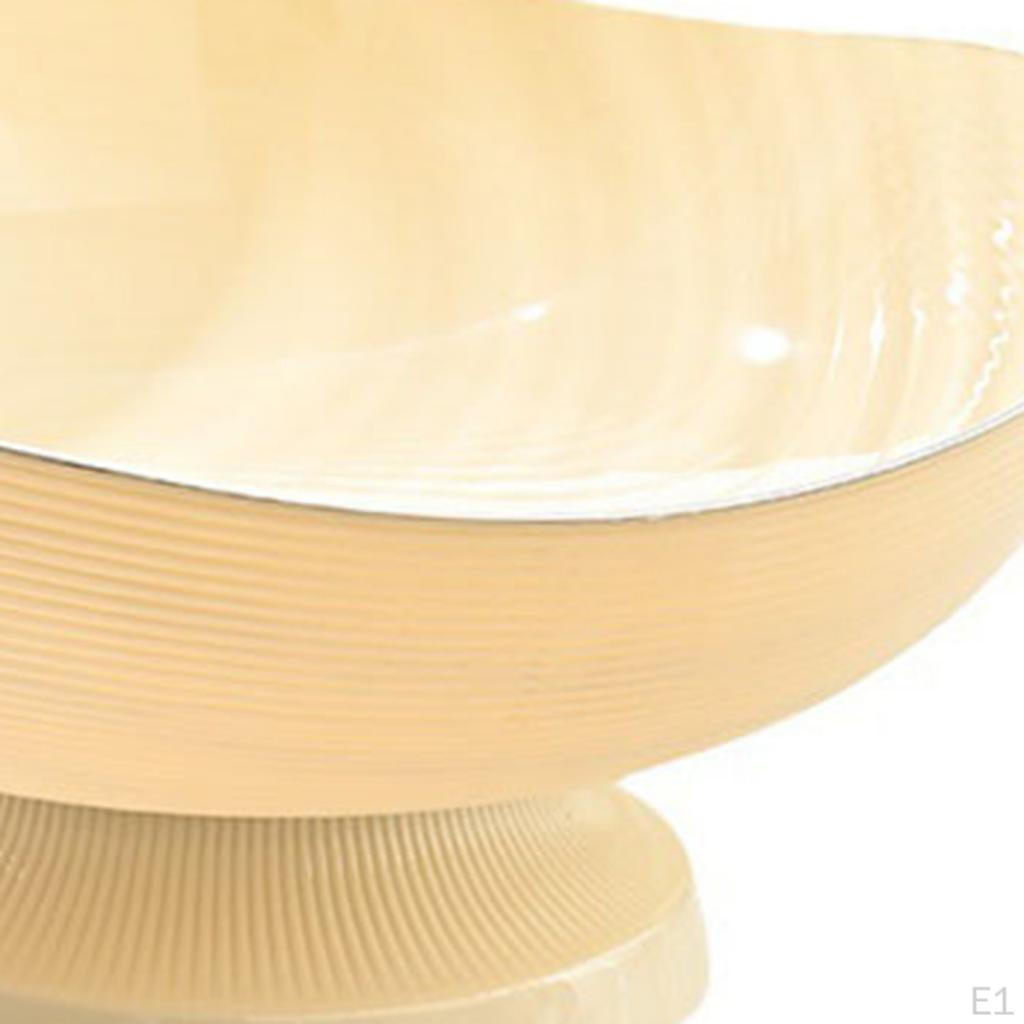 Decorative Pedestal Bowl Dessert Display Stand Dish Holder Footed Fruit for Dining Room