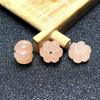 Gold Silk Jade Pumpkin Beads: Round Pendant & DIY Jewelry Accessories