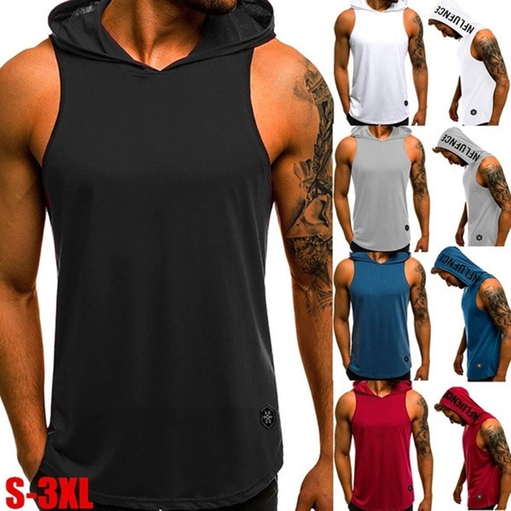 

Мужская летняя повседневная тонкая футболка без рукавов с буквенным принтом, майка, жилет, блузка, подарки на черную пятницу