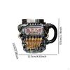Engine Coffee Mug Water Drinks Cup Drinkware Portable Novelty Mechanical for Kitchen