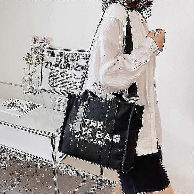 Borsa a mano da donna firmata Borsa tote per laptop in tela Borsa a tracolla messenger