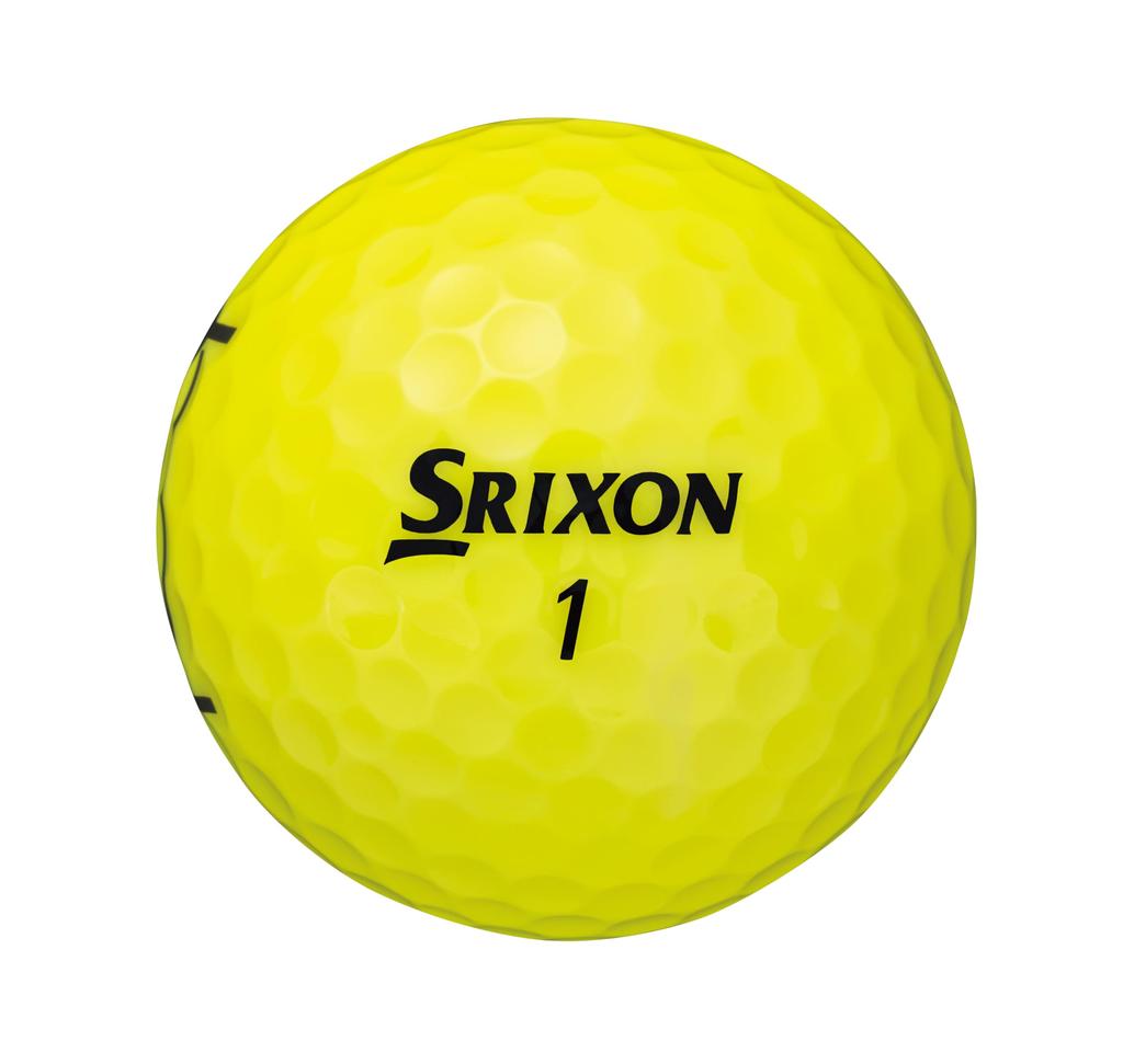 Golfové míčky Dunlop SRIXON AD SPEED3 2024 Model 1 Dozen Passion Yellow (12 kusů)