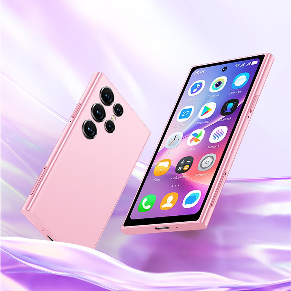 S25 Pro 3G Mini-Mobiltelefon WCDMA 4,0 Zoll Quad Core 2 GB RAM 16 GB ROM Typ-C 2000 mAh Gesichtserkennung Android-Smartphone