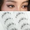 LuxeFlutter - Set of 5 Pairs: Natural Crisscross False Eyelashes