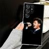 L-Luis M-Miguel Singer Case for Samsung Galaxy S25 S24 S23 S22 Ultra Soft Phone Cover S25 Edge S21 Plus S20 FE S10 + Black Cover