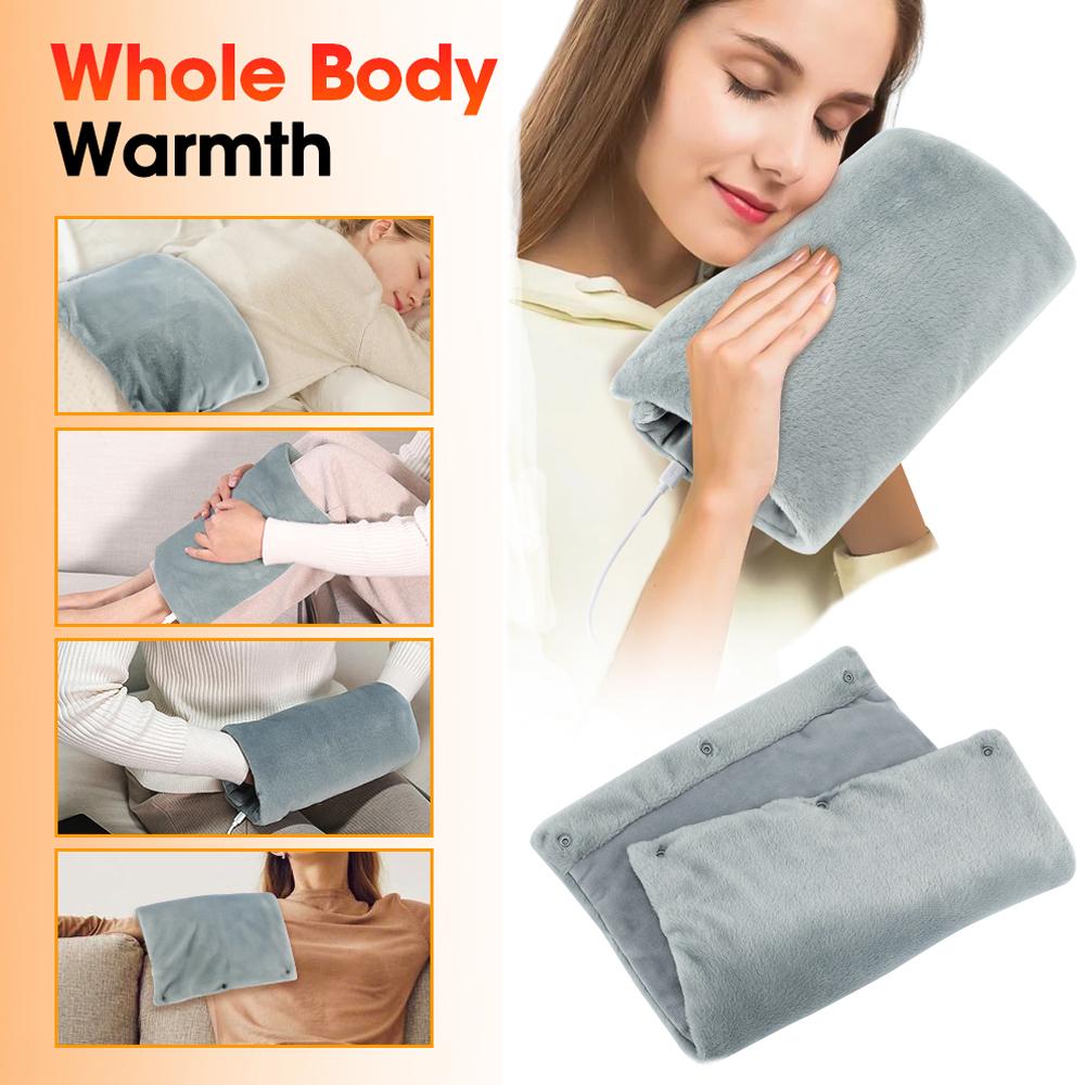 Electric Hand Warmer Waist Belt USB Rechargeable Graphene Hot Compression Handbag Soft Plush Waist Leg Warming Belt