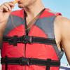 Life Vest with Retractable Seat Belts Reflective Films Life Waistcoat Buoyancy Over 100N Safety Flotation Garment
