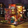 Wooden Mini Doll Houses DIY 3D Puzzle Building Assembly Building Model Toy Home Bedroom Decoration Dollhouse For Christmas Gifts
